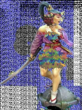 1/32 54MM senovės moteris naktį kariai 54MM Dervos pav Modelis rinkiniai Miniatiūriniai gk Unassembly Unpainted