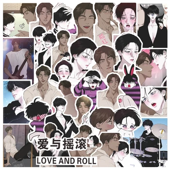 10/30/71Pcs korėjos BL Anime Love and Roll Lipdukai Animacinių filmų Lipdukai 