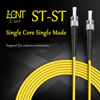10VNT/Daug ST/ UPC-ST /UPC Fiber Optic Patch Cord Simplex Skersmuo 3mm Vienos rūšies Laido Ilgis 1M 2M 3M arba Priimti Pritaikymas savo reikmėms