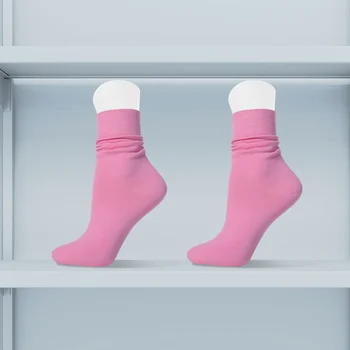 2 Vnt. Kojinių Modelį Koja Manekenas Batai Moterims Ekranas Anklets Plastiko Kojų Kojinės Suaugusiųjų Remti Moterų Mergaitės