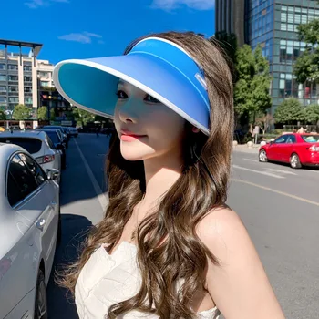 2023 korėjos Moterų Japonų Stiliaus ir Interneto Garsaus Gradiento Spalvos Plaukų Įrašą Apsaugos Skydelis Lauko Saulės Skrybėlę
