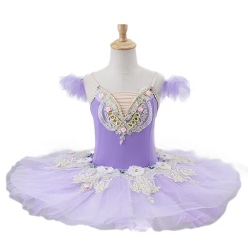 2023 Naujų Gėlių Mergaičių Profesionalių Baleto Tutu Suknelė Suaugusiųjų, Vaikų, Moterų Patiekalas Blynas 
