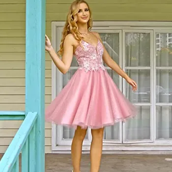 2023 Prabanga Trumpas Kokteilių Suknelės Seksualus Nesimetriškas Trumpas Alyvinė Crystal Mini Chalatai Maxi Suknelės, Šaliai
