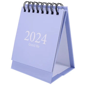 2024 Mini Stalinis Kalendorius Naujovė Dekoro Stalo Maža Anglų Kalendorių Ornamentu Stalinio Kalendoriaus Sąrašą Mėnesio Dienos Planuotojas Agend