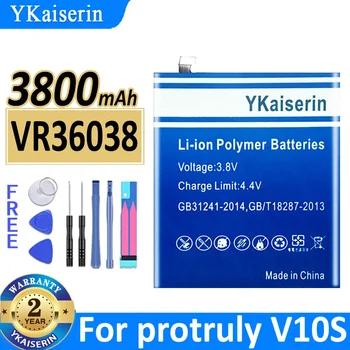 3800mAh YKaiserin Baterija VR36038 Už protruly V10S Mobiliojo Telefono Baterijas