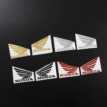 5 / 20 / 100 / 200 Porų Sparno emblema Lipdukas Honda Motoroleris Modifikavimas Atspindintis lipdukas Motociklo Degalų Bako Sparno Lipdukas