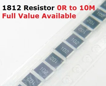 50PCS/daug SMD Chip Rezistorius 1812 240K/270K/300K/330K/360K/Om 5% Atsparumas 240/270/300/330/360/K Varžai Nemokamas Pristatymas
