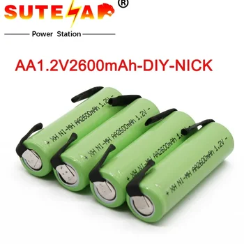 74/5000 10000 AA 1.2 v 2500MAH NI-MH AA tipo įkraunamos baterijos, Elektriniai Skustuvai, žaislai, belaidžio nuotolinio valdymo, ir kt.