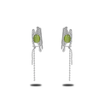 925 silver needle opal auskarai ins nišą dizaino aukštos kokybės auskarai kutas auskarai