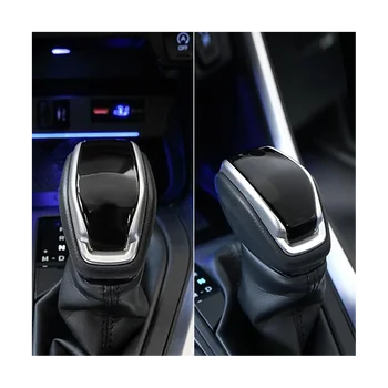 ABS Interjero Pavarų Perjungimo Galvos Apdaila Padengti Toyota RAV4 XA50 2019 2020 Automobilių Stiliaus Pavarų Galvos Svirties Perjungimo Mygtukas Caps C