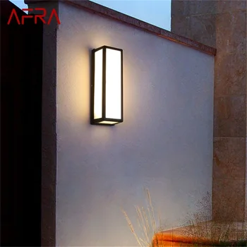 AFRA Klasikinės Lauko Sienos Sconces Šviesos diodų (LED atspari Vandeniui IP65 Lempos Namų Balkono Apdaila
