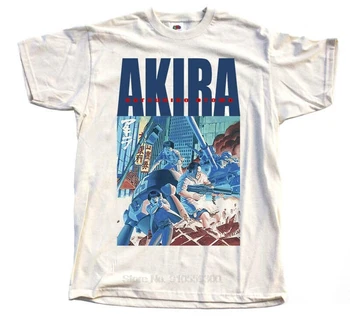 Akira 1988 Gamtos T-Shirt V7 Manga K. Otomo Tokijo Medvilnė Dydžiai S 5Xl medvilnės marškinėlius vyrų vasaros mados t-shirt euro dydis