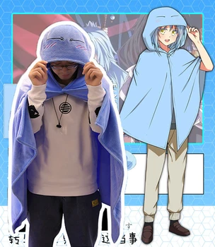 Anime, Kad Kartą aš Turiu Reincarnated kaip Gleives pliušinis skara Rimuru Tempest cosplay šilta skara drabužiai, reikmenys žaislą dovanų 170cm
