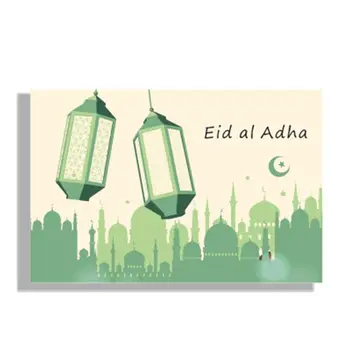 Apdailos Ramadanas Eidi Vokai Musulmonų Dovanos Eid Atvirukai Eid Mubarakas Korteles, Vokai Eid Kortelių ir Vokų Rinkinys