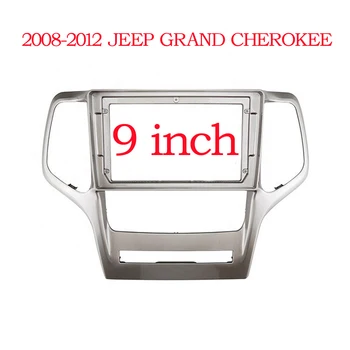 Automobilio Radijas Veido Rėmas Jeep Grand Cherokee 2008 M. 2009 M. 2010 M. 2011 M. 2012 M. 2013 M Skydelis, Cd Dvd Grotuvas Garso Rėmo Dashboard Mount Kit