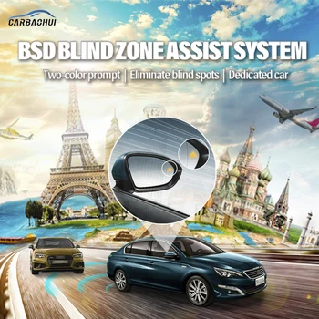 Automobilių BSD BSM BSA Aklas Srityje Vietoje Įspėjimo Ratai Veidrodėliai Galiniai Radaro Mikrobangų Aptikimo Sistemą 