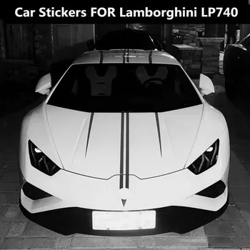 Automobilių Lipdukai Lamborghini LP740 Kūno Išvaizda Apdailos Užsakymą Mada Sporto Huracan STO Lenktynių Decal Film