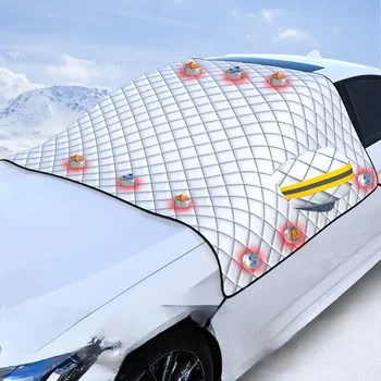 Automobilių magnetinio automobilių snow shield priekinis stiklas saulės skydas sutirštės snow shield šalčio ir apsaugos nuo šalčio automobilių drabužiai