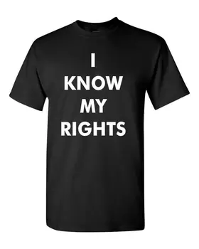 Aš Žinau Savo Teises, T-Shirt / Juoda Gyvena Klausimas Protesto Imtis Kelio Civilines Teises, aš negaliu Kvėpuoti Teisingumo George Floyd