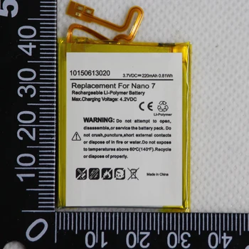 Bateriją Apple iPod Nano 7th Gen 3.7 V, Li-Polimero Akumuliatorius su remonto įrankiai
