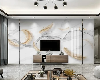 beibehang Individualų papel de sumalti modernus minimalistinio plunksnų naujas Kinijos abstrakčios linijos, TV foną, tėtis peint tapetai