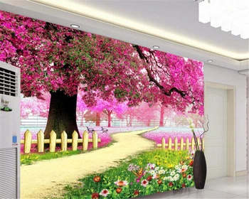 beibehang Moderni klasika gražus elegantiškas tapetai šviežių romantiška mangrovių gėlių klajojo fone de papel parede tapety