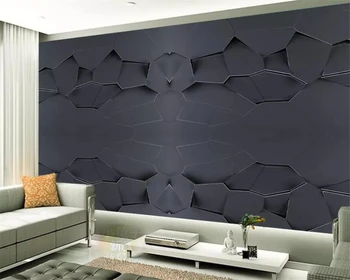 Beibehang Užsakymą tapetai 3D embedded metalo tekstūros kambarį, TV foną, sienos freskos baras fone dekoratyvinės 3d tapetai