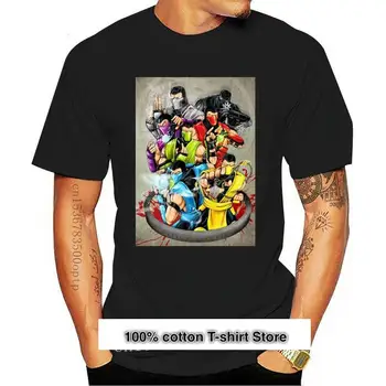 Camiseta de manga corta para hombre, camisa de Sub Nulis Mortal Kombat, nueva