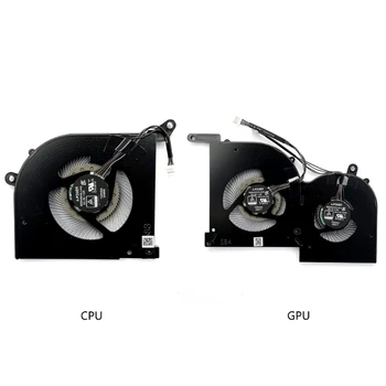 CPU, GPU Fan Laptopo Aušinimo Ventiliatorius 5V 1.0 4 pin Radiatorių MSI GS66 WS66