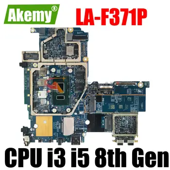 DAJ00 LA-F371P Su i3/i5CPU 4G/8G16G RAM Mainboard DELL Latitude 5290 Nešiojamas Plokštė KN-0JP7C1 09JVWH 100% veikia gerai