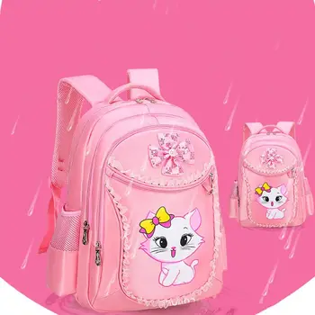 Darželio Krepšiai Princess Cat Backpack Naujas Mielas Vandeniui Lėlės Rankinė Multi-funkcija Animacinių filmų Maišelį Mergina
