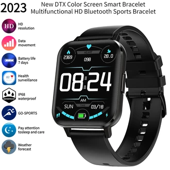 DTX 2023 Smart Watch Vyrų 1.78 Colių Spalvotas Ekranas Smart Apyrankę IP68 Vandeniui Multifunkcinis HD 