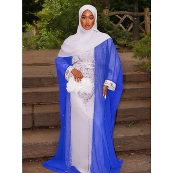 Du Pic Suknelė Maroko Dubajus Kaftans Farasha Abaja Vestuvių Išgalvotas Ilga Suknelė Suknelė