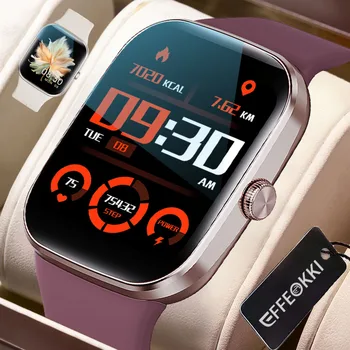 EFFEOKKI Moterų Smart Laikrodžiai Moterims Prijungtas Žiūrėti Riešo Laikrodis Skaitmeninis Moterų Smartwatch 