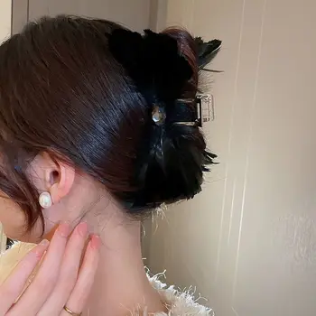 Elegantiškas Mados Apdangalai, Plaukų Užsegimas Mergaitėms Kristalų Madinga Hairgrip Moterų Plaukai, Nagai Korėjos Ryklys Įrašą Plaukai Surišti Į Uodegą Turėtojas