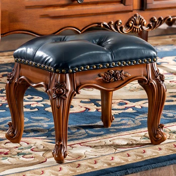 Europos Iškirpti Bato Išmatos Amerikos Modernus Odinis Pouf Osmanai Kambarį Išmatos Namų Baldų Dizaineris Laisvalaikio Sofa-Lova, Kėdės