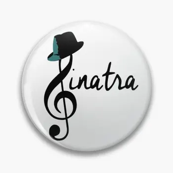 Frank Sinatra Klavišą Sol Minkštas Mygtuką Pin Metalo Dovana Mielas Moterų Drabužiai Ženklelis Kūrybos Dekoro Meilužis Animacinių Filmų Skrybėlę Juokinga, Apykaklės
