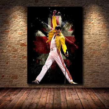 Freddie Mercury Roko Muzikos Diamond Tapyba, Mozaika, Siuvinėjimas Karalienė Legendinis Dainininkas Kvadratiniu/Apvalus Kryželiu Namų Dekoro