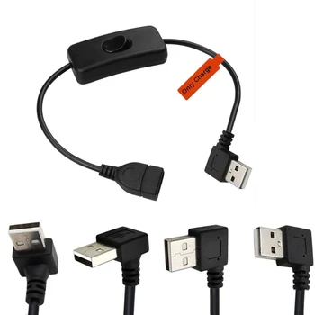 H37E 1Pack Vyrų ir Moterų USB Laidas su įjungimo/Išjungimo , USB prailginimo Inline Vairavimo Diktofonas,LED Stalas