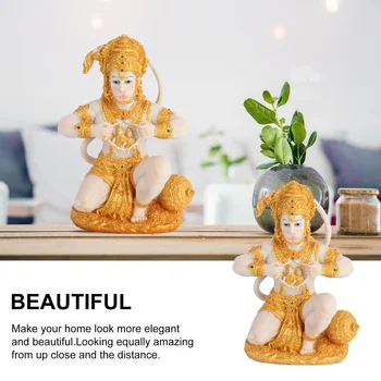 Hanumanas Buda Beždžionių Dievo Figūrėlė Pietryčių Azijos Stiliaus Namų Skulptūra Viešpats Hanumanas Statula Budos Statulėlės Ornamentu
