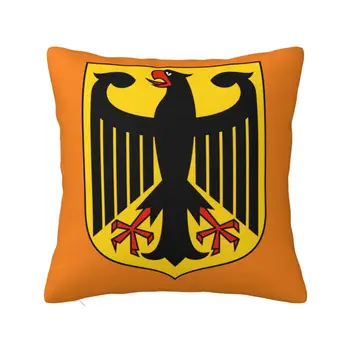 Herbas Vokietija Pagalvės užvalkalą 40x40cm už Kambarį vokietijos Vėliava Erelis Šiuolaikinės Pagalvėlė Padengti Minkštas Užvalkalas