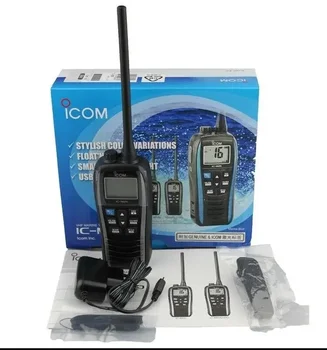 ICOM IC-M25 5W Nešiojamų Jūrų VHF Radijo Nešiojamą LCD Lengvas, atsparus Vandeniui