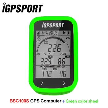 iGPSPORT BSC100S Dviračių Kompiuterio Lauko Dviratį GPS Vandeniui Chronometras Greičio Matuoklis Kelis Korpuso Spalvos