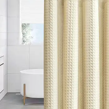 Ilgalaikis Pliurpalas Dušo Užuolaidos Vandeniui Vafliniai Dizainas Dušo Užuolaidos Elegantiškas Home Hotel Vonios Apdaila už Kiekvieną