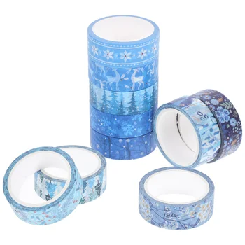 iš Washi Tape Žiemos Sezono Tematikos Washi Tape Kalėdų Elementai Washi Tape Namų Puošybai