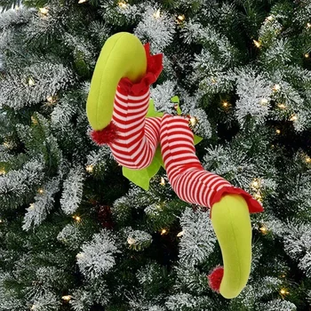 Kalėdų Medžio Apdaila Prekių Pliušinis Kojos Elf Lėlės Automobilių Reikmenys Namuose Kalėdų Medžio Karolius, Kalėdų Kūrybos Dovanos Įrankiai