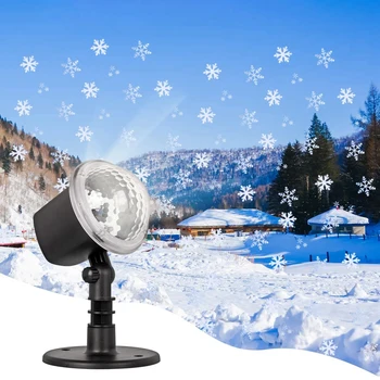Kalėdų Projektoriaus Šviesos Lauko Snaigės Projektorius LED Žiburiai Kalėdų Vandeniui Projektorius Scenos Šviesos(JAV Plug) CNIM Karšto
