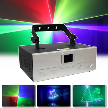Karšto Pardavimo RGB 3w Lazerio Scenos Apšvietimas Animacija Skaitytuvas Šviesos Lazerio Disco Scenos Apšvietimas Vestuvių, Gimtadienio Projektorius
