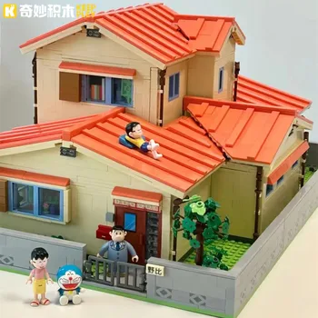 Keeppley Doraemon Blokai Nobita Nobi Namuose Modelis Kawaii Japonų Animacijos Vaikų Žaislai Berniukams, Mergaitėms Gimtadienio Dovanos