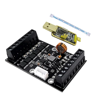 KILIMAS-FX1N-14MT PLC Pramonės Kontrolės Valdyba+USB-TTL Laidą PLC 